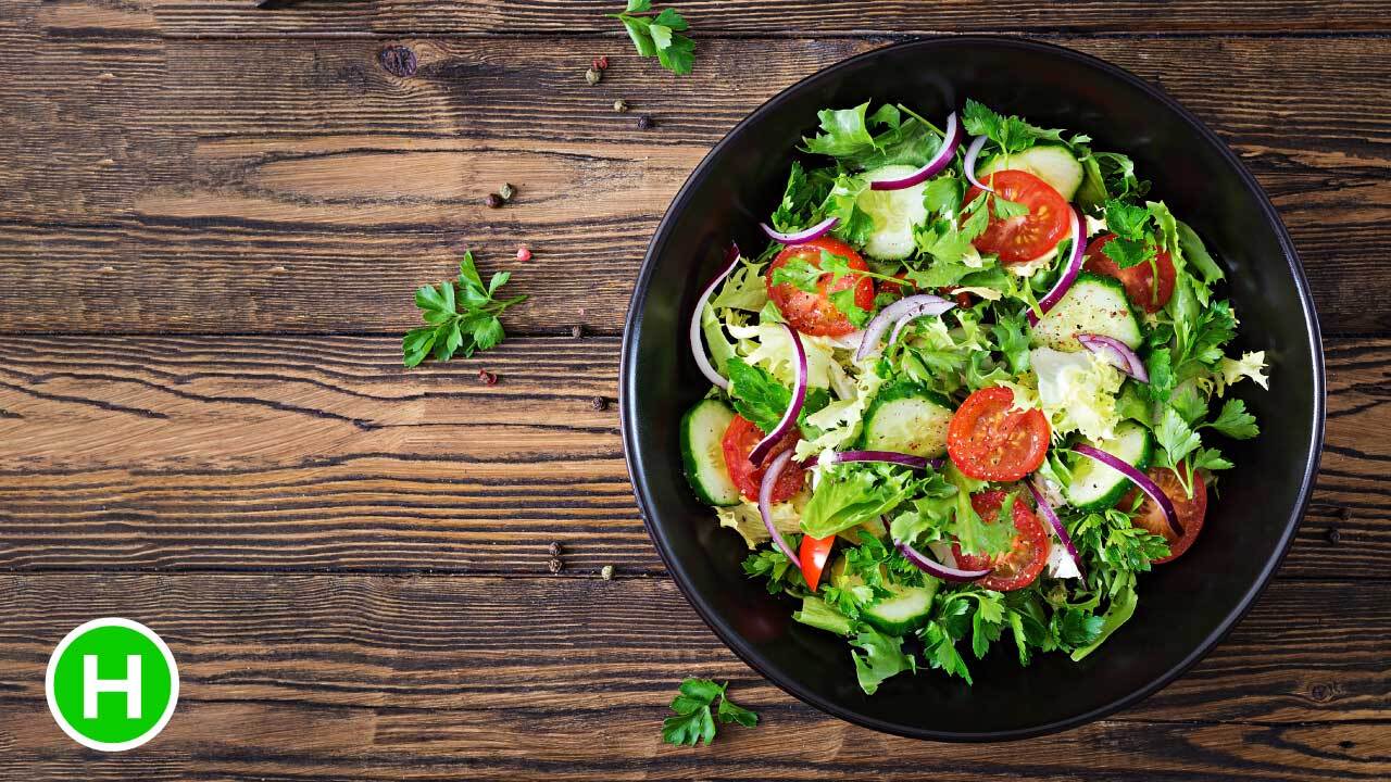 Eat raw salads and fruit - Highcarb Health
